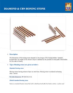 Diamond and CBN Honing Stone