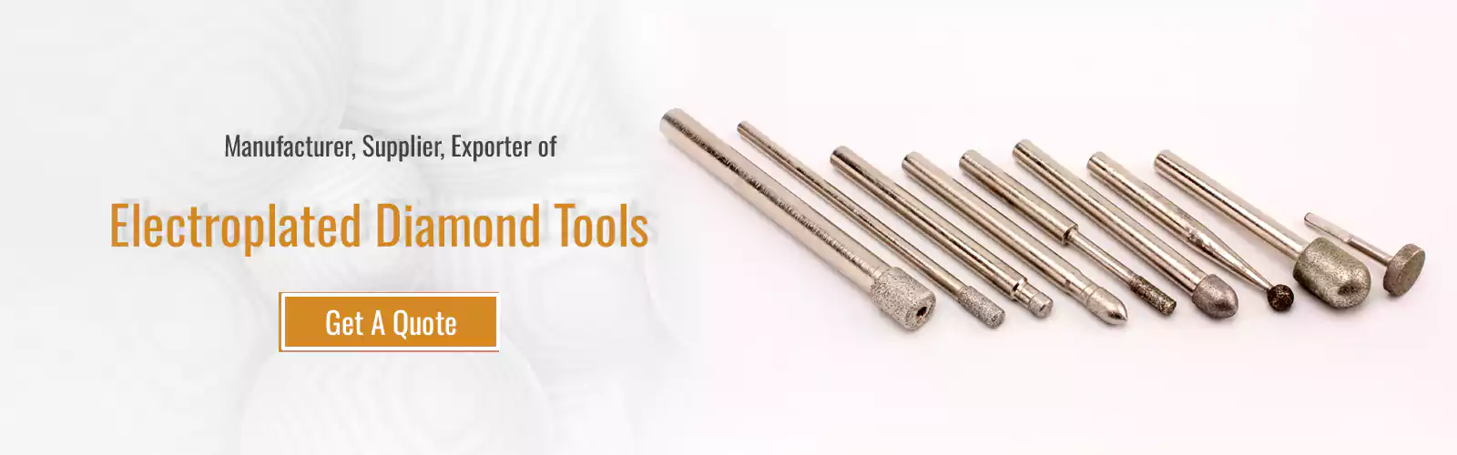 Electroplated Diamond Tools