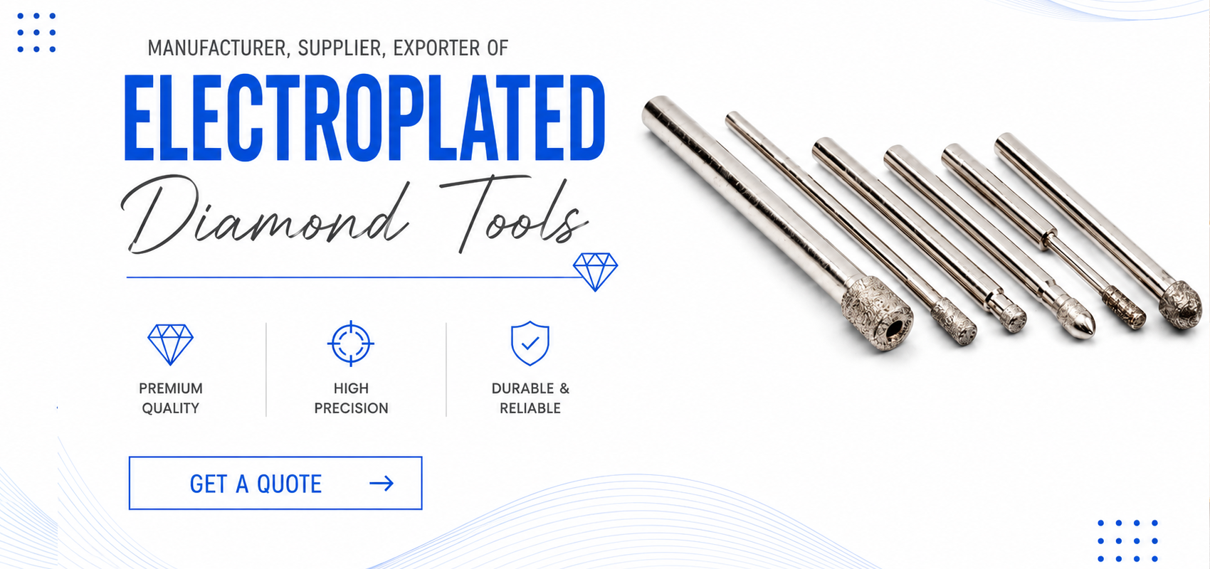 Electroplated Diamond Tools